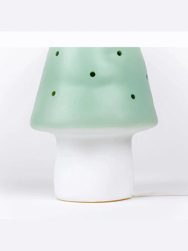 Small Mushroom Lamp Mint Green