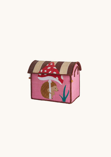 Small Raffia Basket 'Forest'