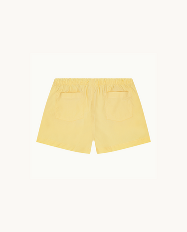 Cotton Shorts with Pockets Yellow