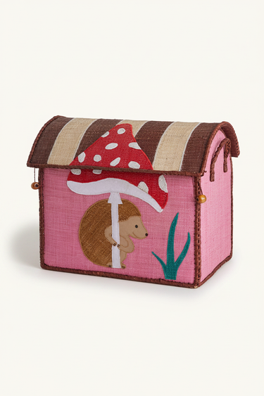 Small Raffia Basket Forest - Cropped