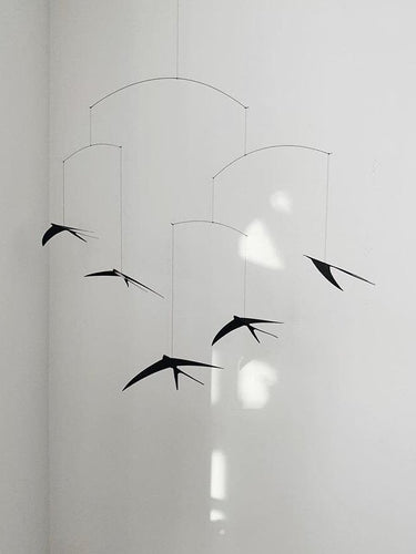 Five Flying Swallows Mobile from Flensted Mobiles