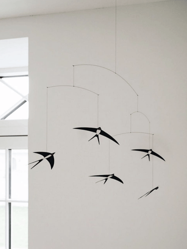 Five Flying Swallows Mobile from Flensted Mobiles