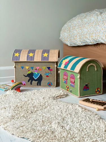 Medium Raffia Basket 'Circus'