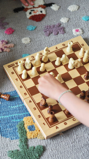 Chess in Wooden Case