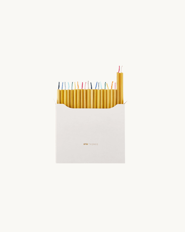 Beeswax Candles Box of 20