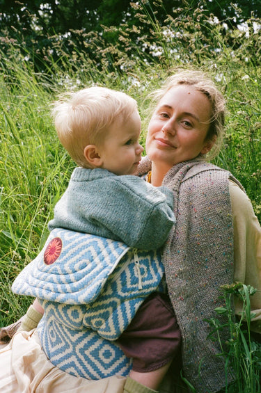 Baby Carrier Blue Mosaic