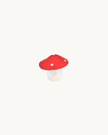 Mushroom Piggy Bank Red
