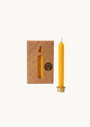 Beeswax Candles Box of 12 Natural