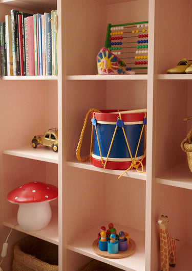 Medium Mushroom Lamp Red