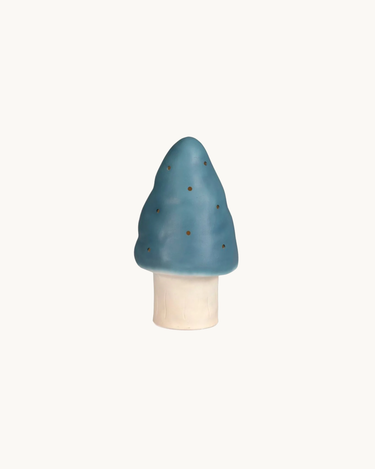 Small Mushroom Lamp Dark Blue
