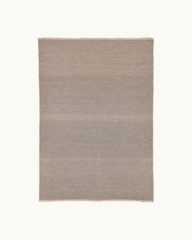Wool Rug Medium Grey