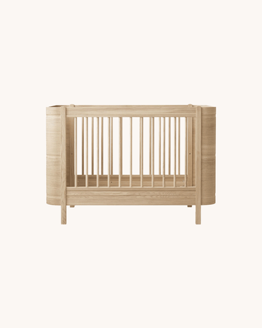 'Wood Mini+' Crib & Conversion Kit