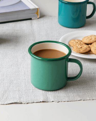 Small Enamel Cup Light Green