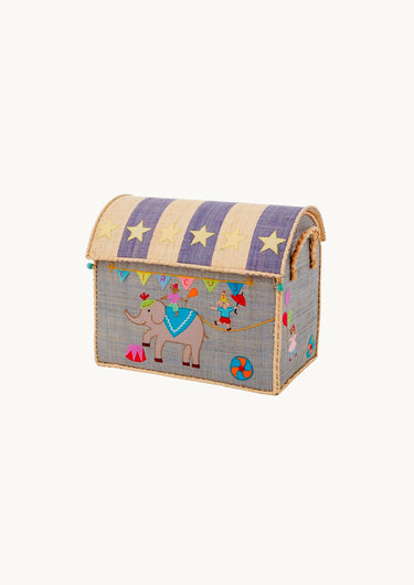 Medium Raffia Basket 'Circus'