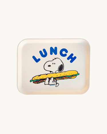 Peanuts Snoopy Large Tray 'Lunch'