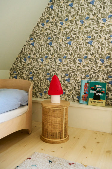 Small Mushroom Lamp Red