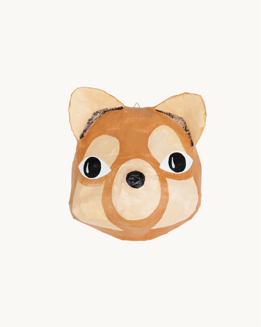 Red Panda Papier-mâché Mask