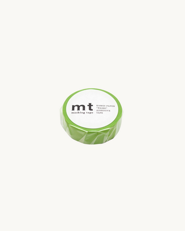 Washi Tape Green Yellow Matte