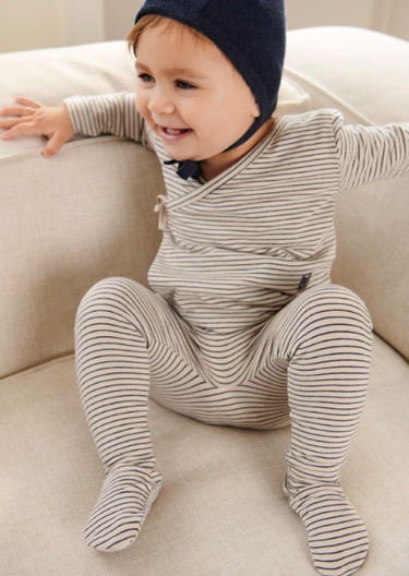 Facu Footed Striped Leggings