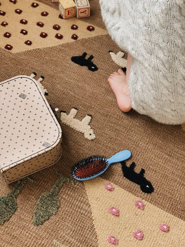 Children's Hair Brush CB4 in light blue from Mason Pearson 