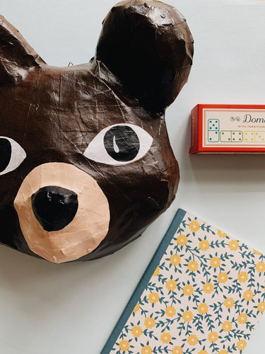 Papier-mâché Mask Bear from A Zoo In My Wall