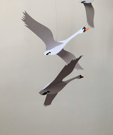 Scandinavian Swans Mobile from Flensted Mobiles