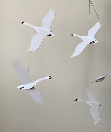 Scandinavian Swans Mobile from Flensted Mobiles